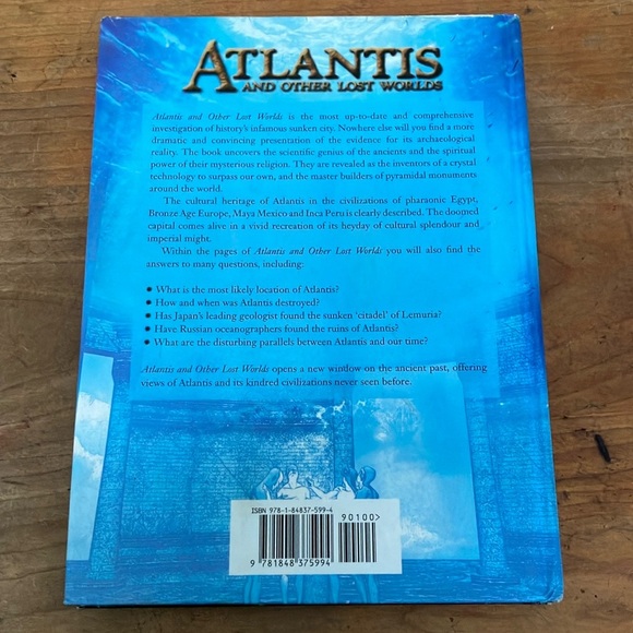 Atlantis and Other Lost Worlds by Frank Joseph - Coffee Table Book - Picture 3 of 16